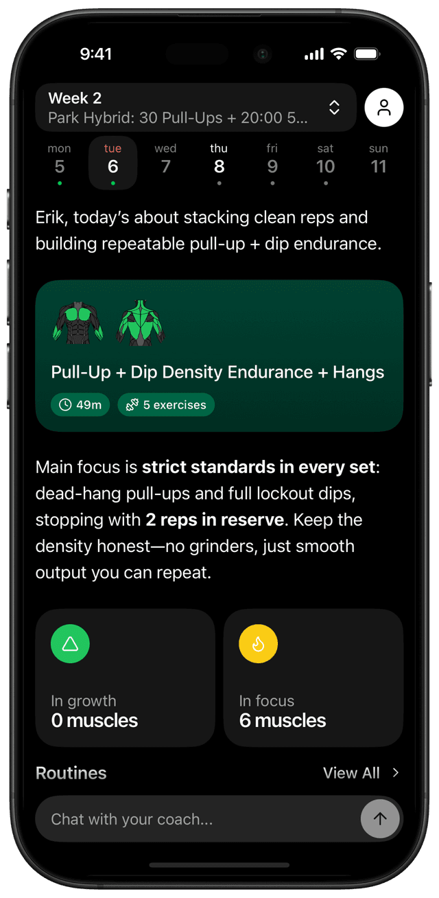 AI coaching dashboard