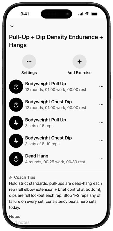 Smart weight recommendations